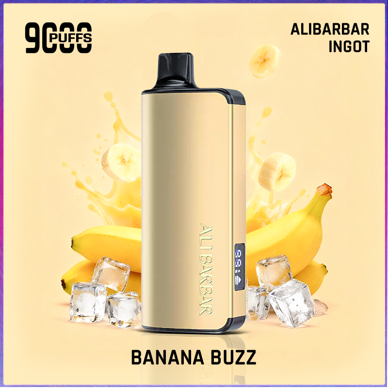 Alibarbar Ingot Banana Buzz 9000 Puffs