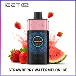 IGET One Strawberry Watermelon Ice 12000 puffs - Strawberry Watermelon Ice - Strawberry Watermelon Ice