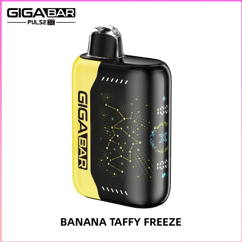GIGA BAR PULSE X 25,000 Puffs Banana Taffy Freeze