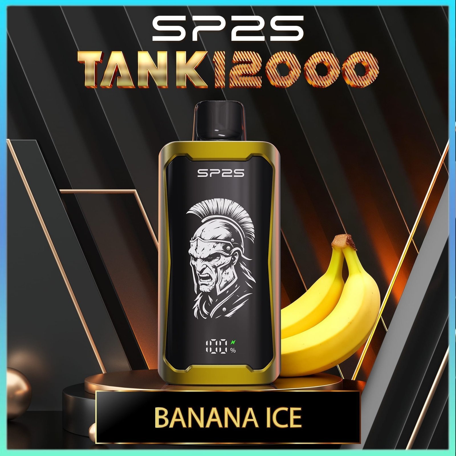 SP2S TANK 12000 Puffs Banana ice Disposable Vape