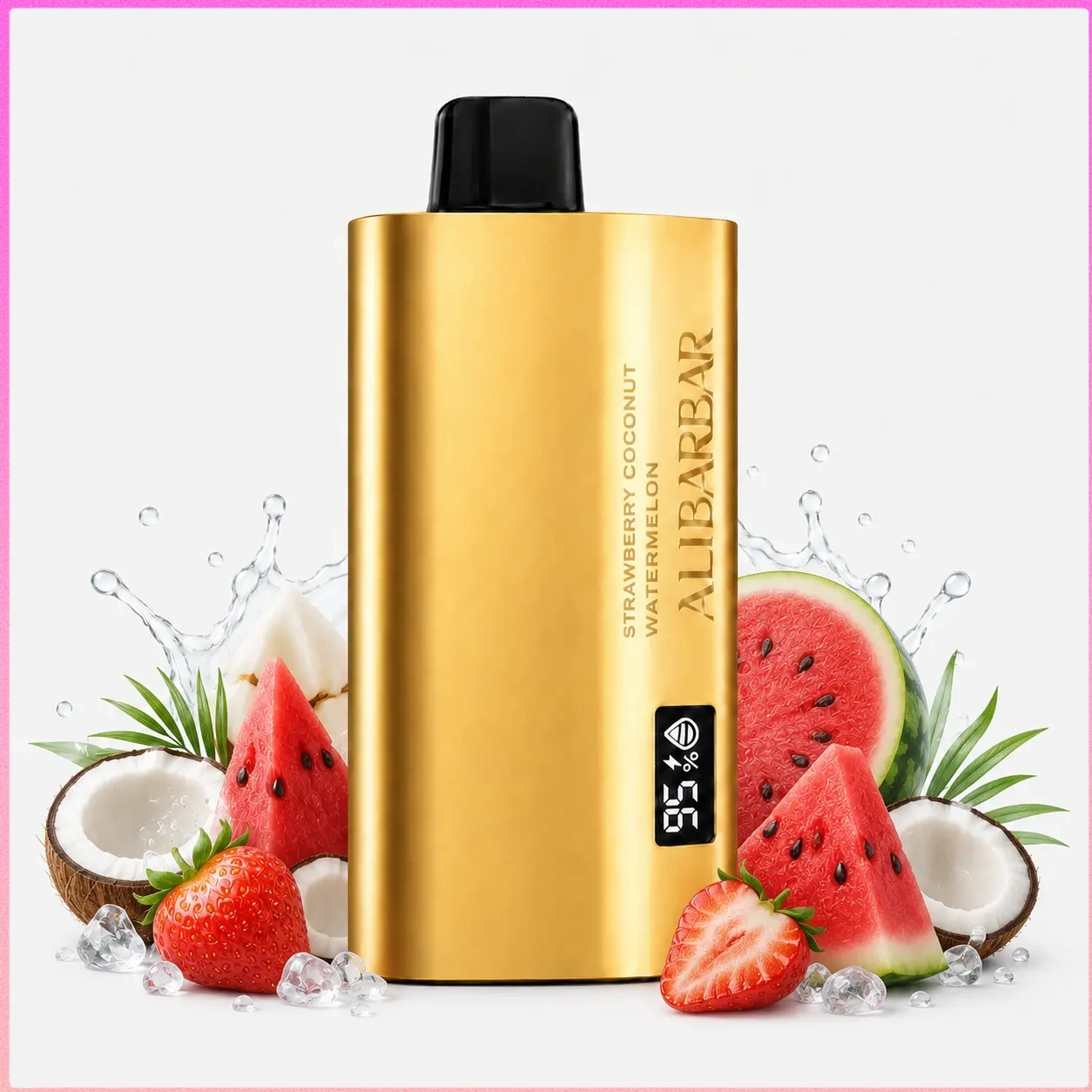 TEQ Alibarbar 12000 Puffs Strawberry Watermelon Coconut