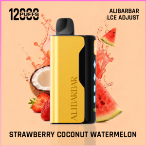ALIBARBAR Ice Adjust 12000 Puffs Strawberry Coconut Watermelon